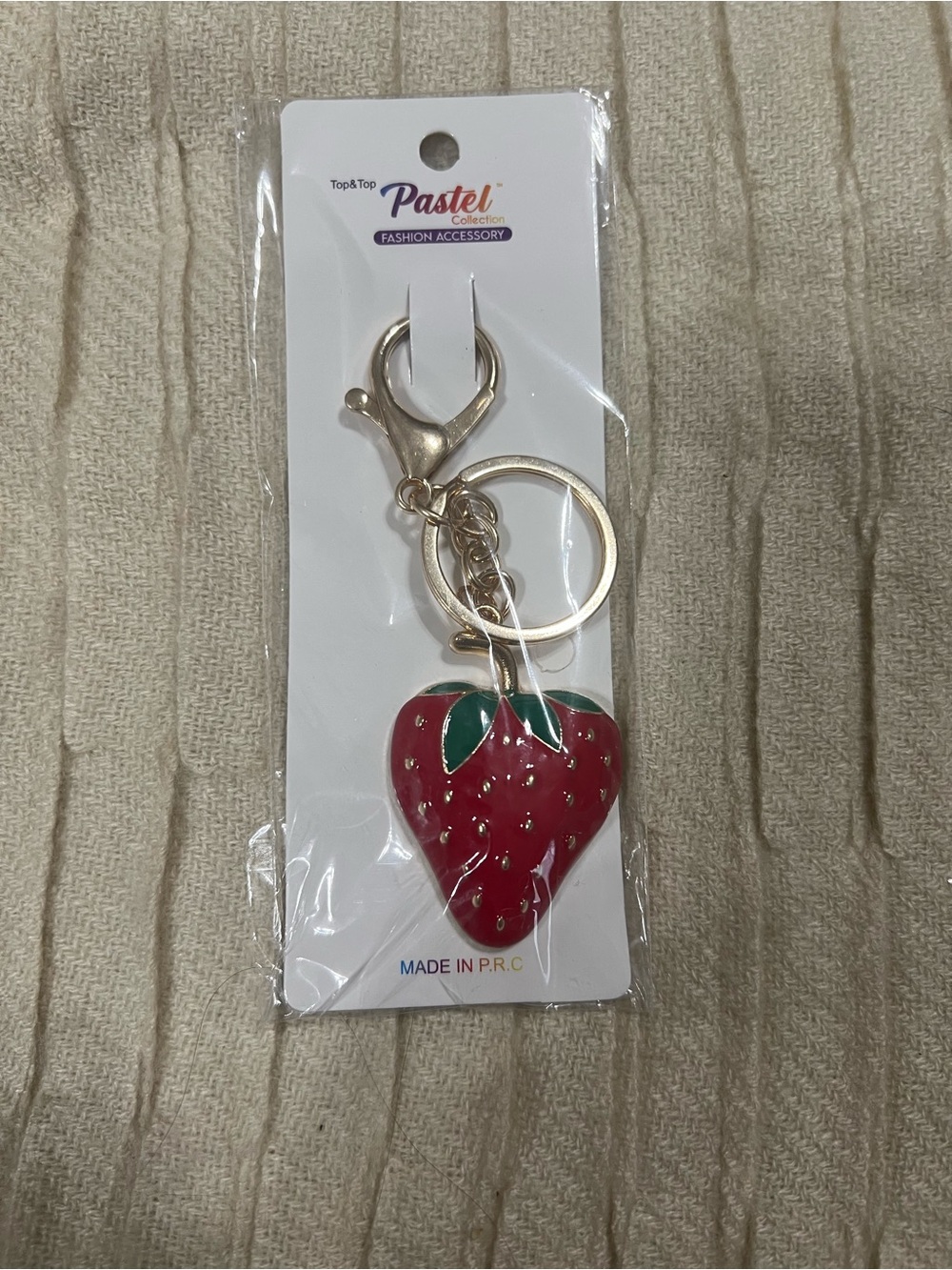 3 Bundle Key Chain or Bag Charm NWT Strawberry, Butterfly, High Heel. - Picture 7 of 7